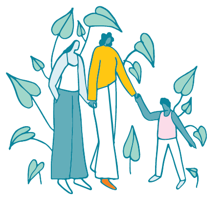people holding hands